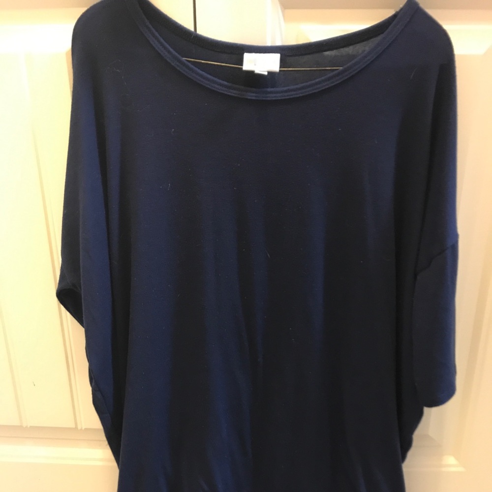 Lularoe Irma- Medium Navy Blue